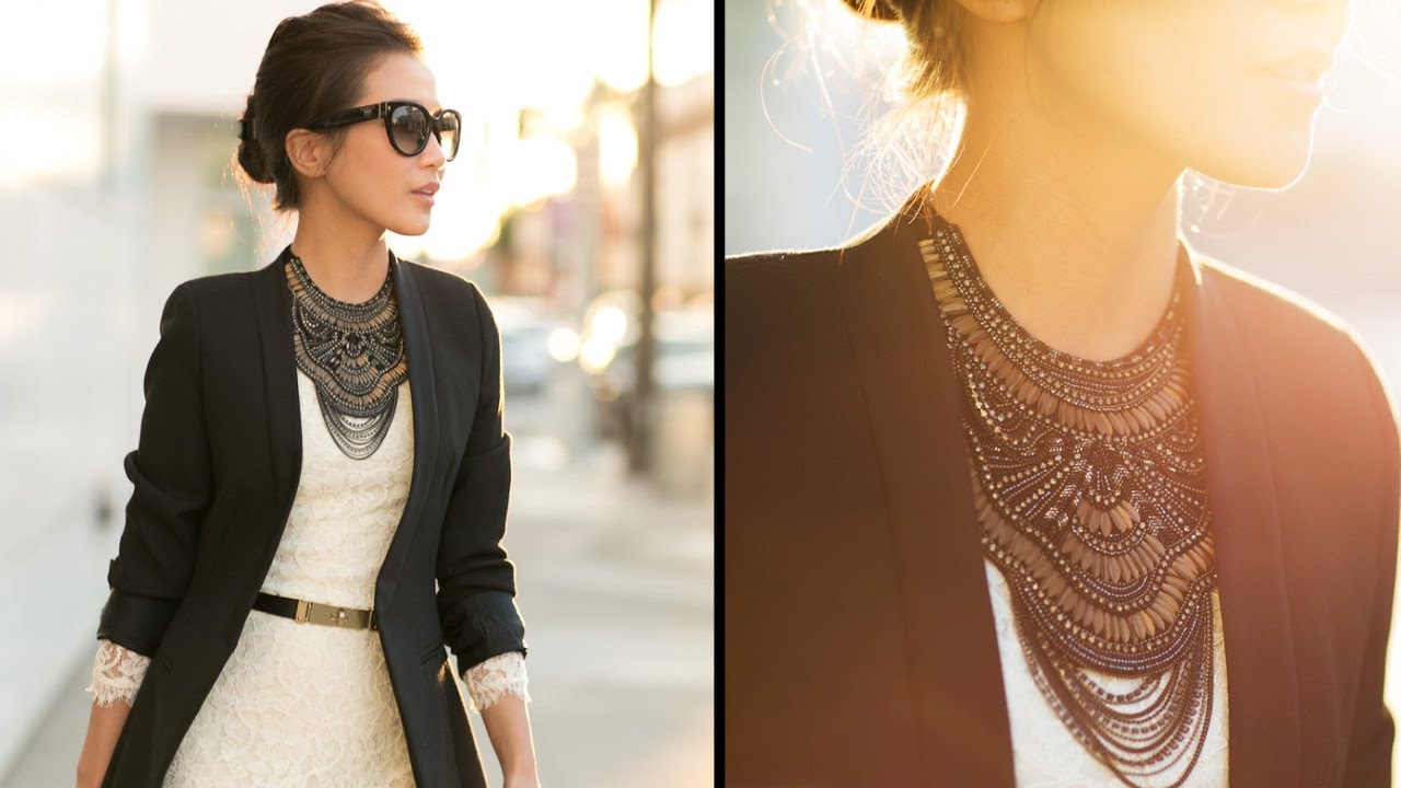 Statement necklaces fashionsy stylemotivation Statement Necklaces to Transform Any Outfit
