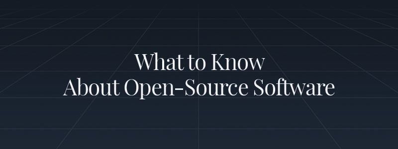 Benefits Of Using Open Source Software In Businesses